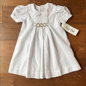 Royal Child Smocked Dress
